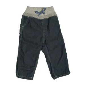 DENIM DUNGAREE PANTS