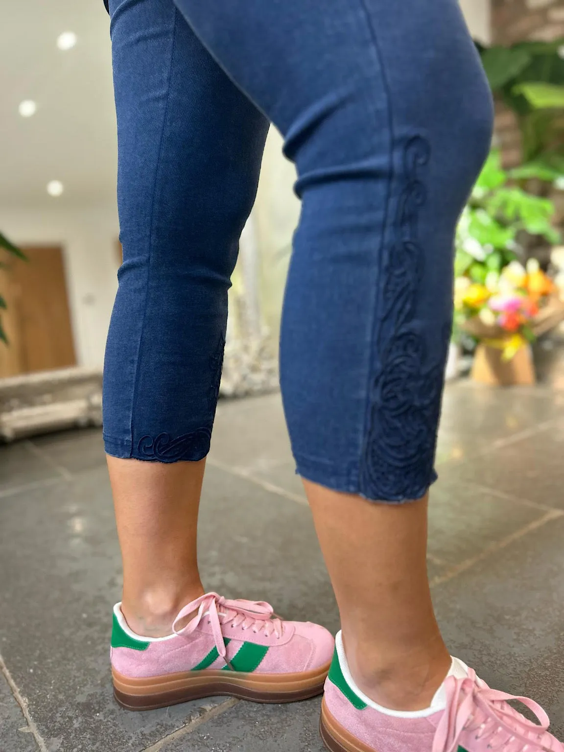 Denim Look Capri