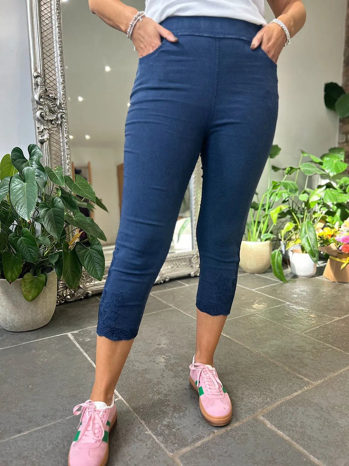Denim Look Capri