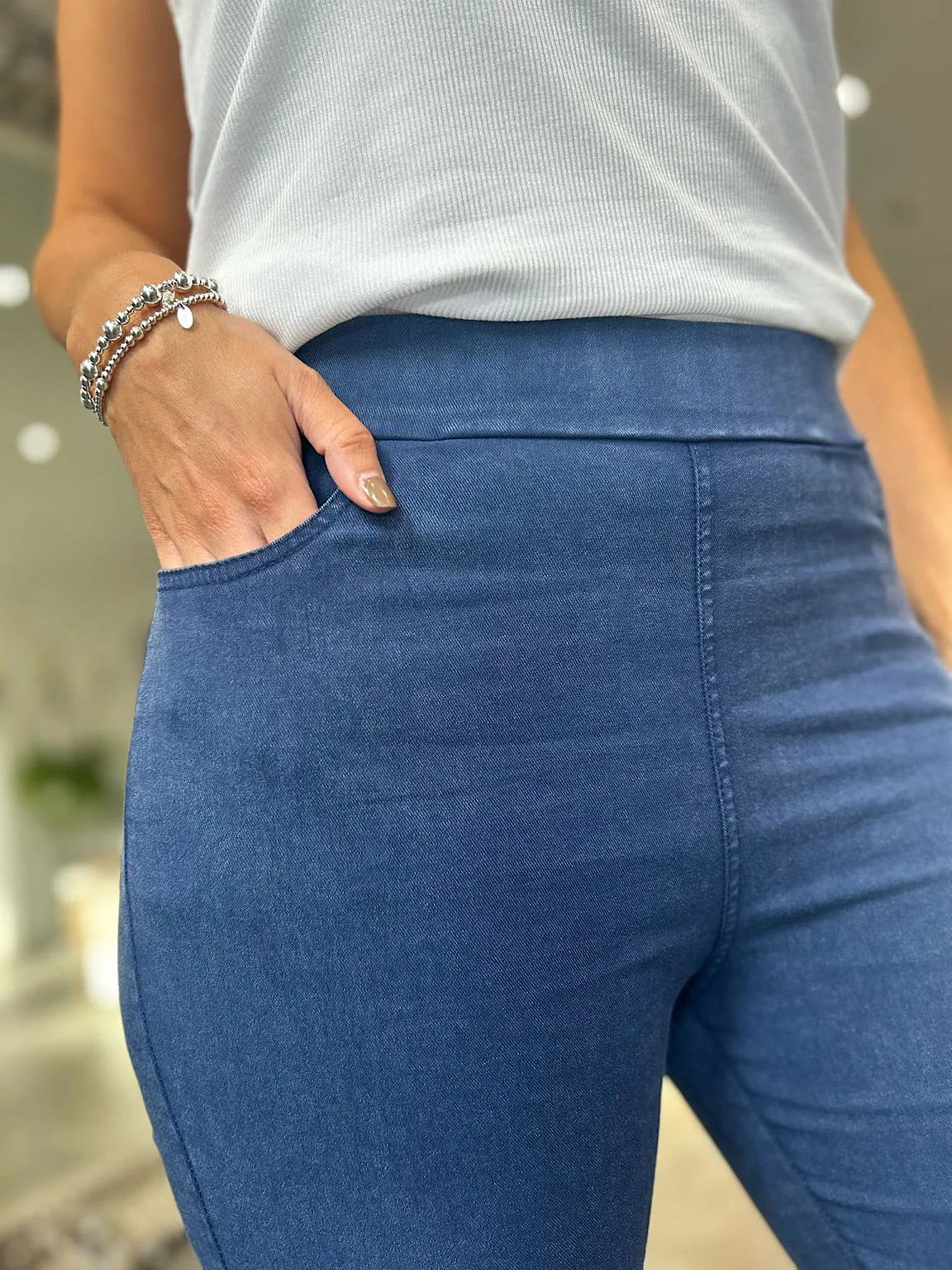 Denim Look Capri