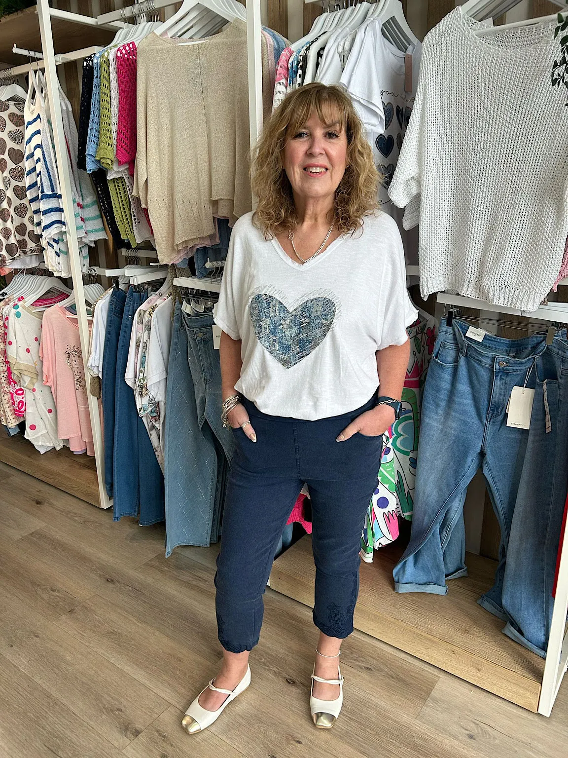 Denim Look Capri