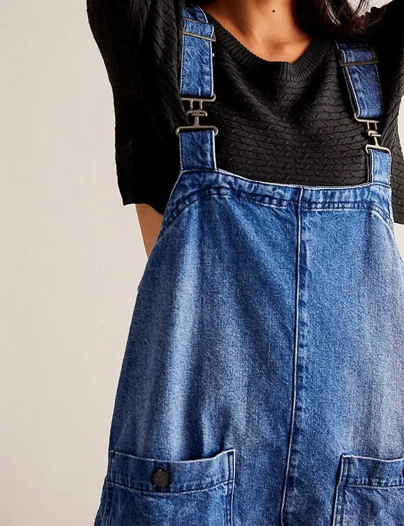 Denim Overall Dress