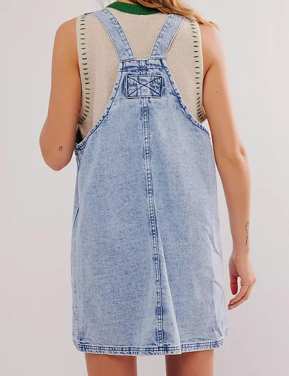 Denim Overall Dress
