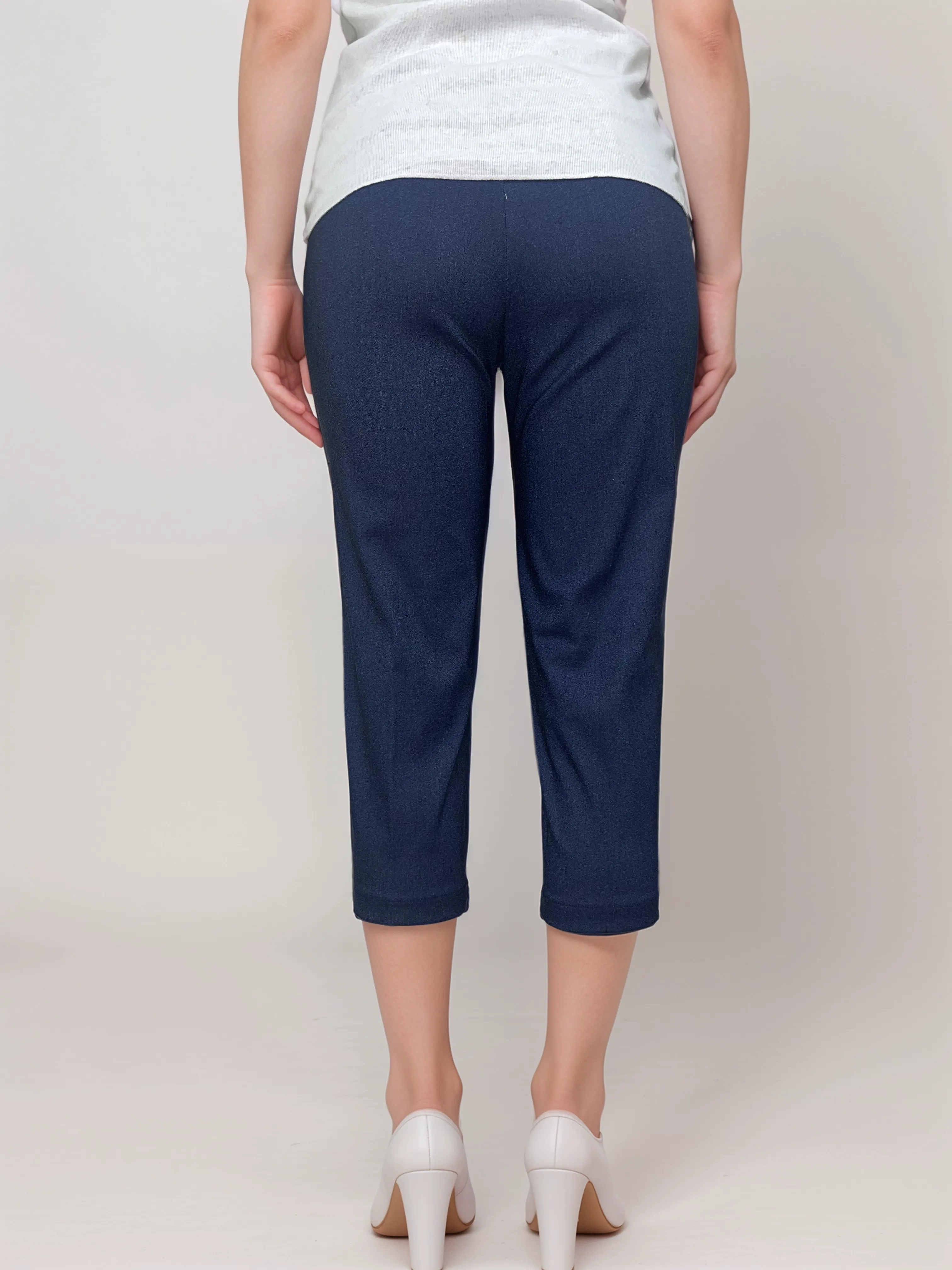 Denim Stretch Capri