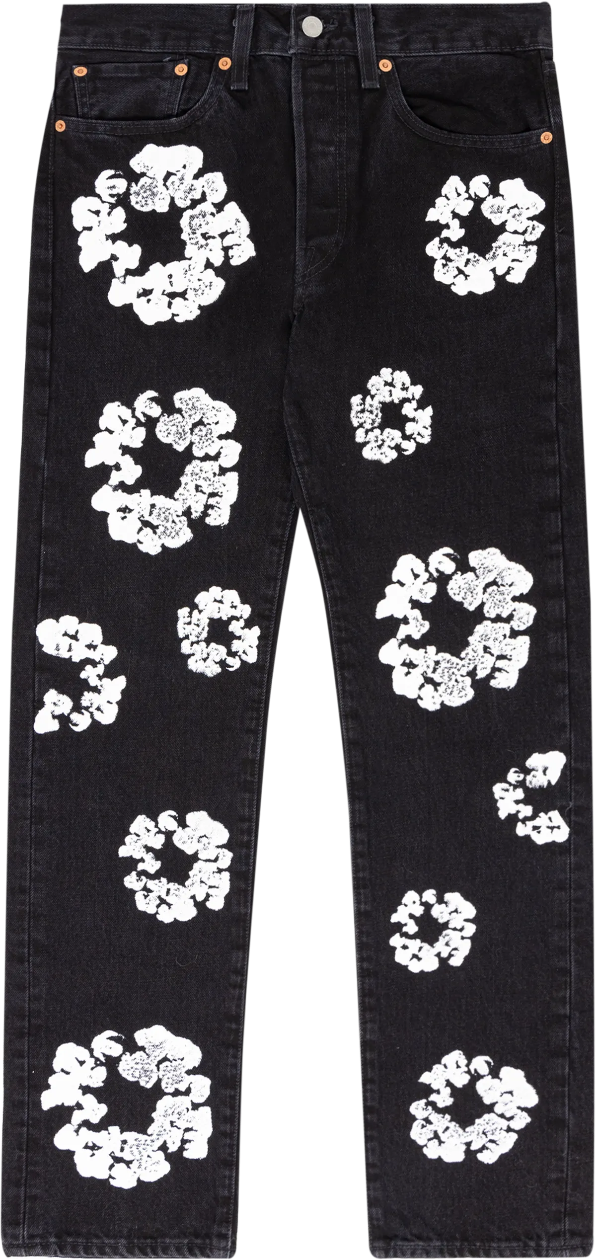 Denim Tears "The Cotton Wreath" Jeans Black