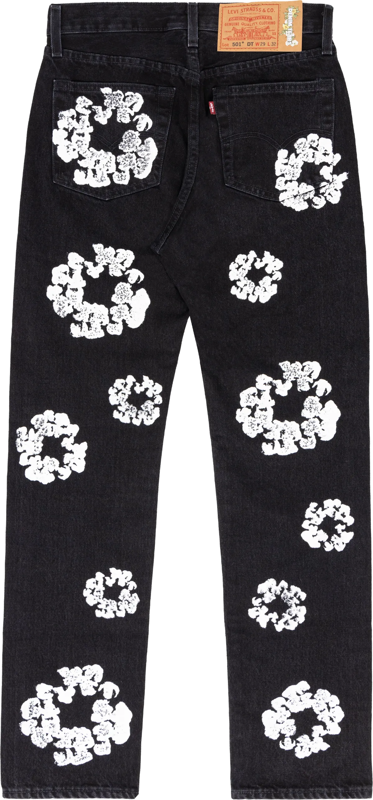 Denim Tears "The Cotton Wreath" Jeans Black