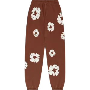 Denim Tears "The Cotton Wreath" Sweatpants Brown