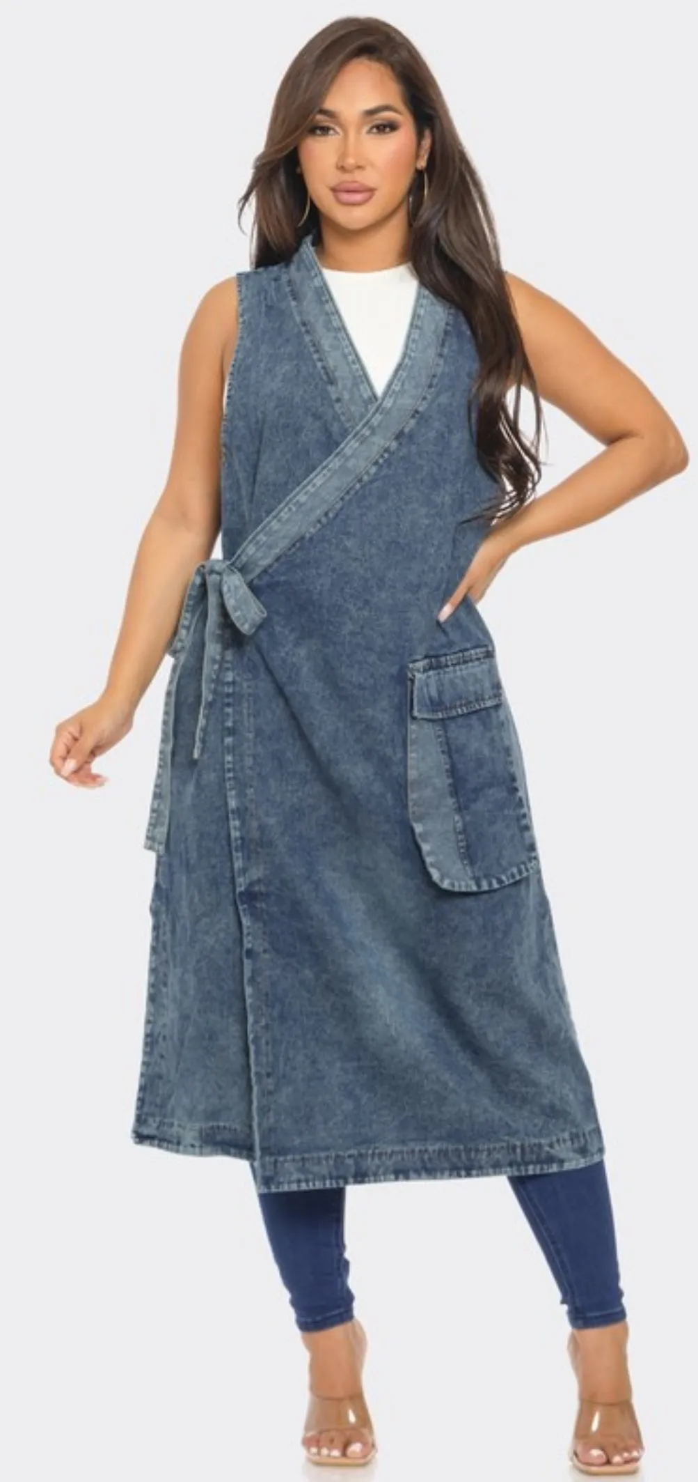 Denim Vest Dress