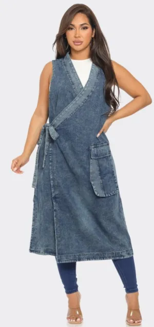 Denim Vest Dress