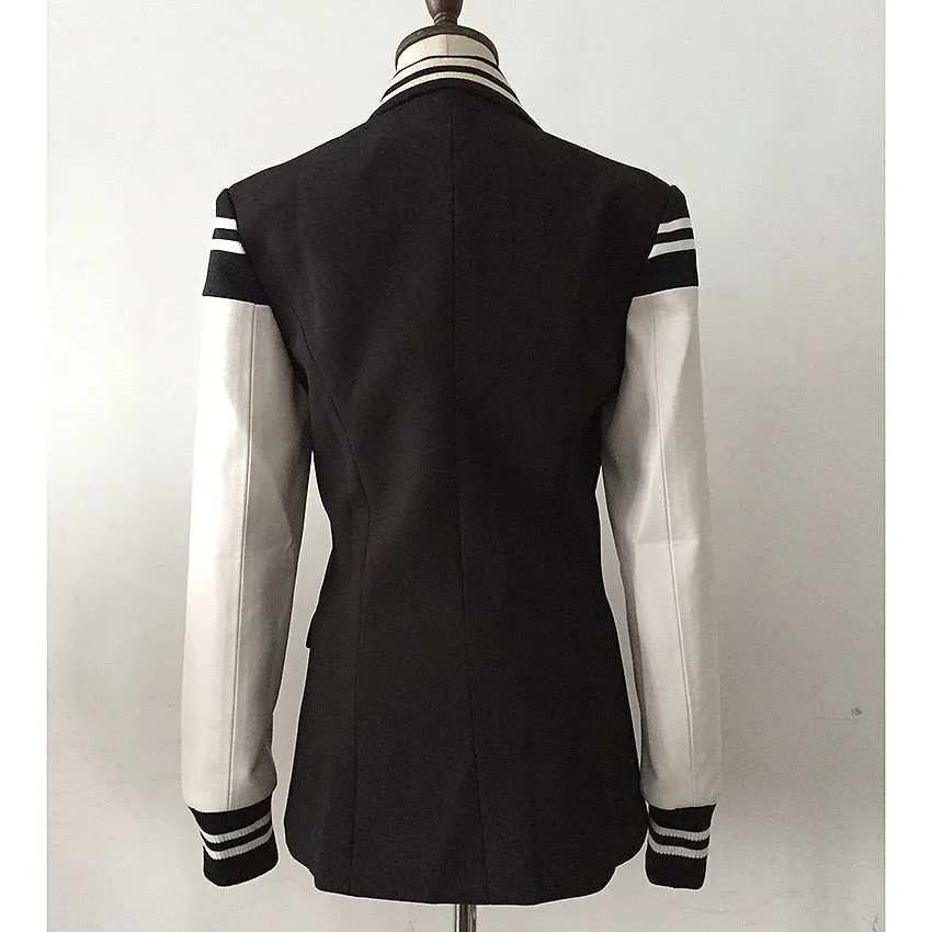 Designer Classic Varsity Jacket  Blazer