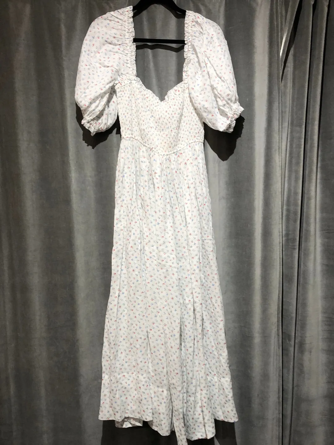 DOEN Sienna Dress White Floral Maxi Dress