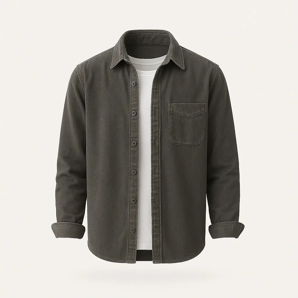 Domoir | Corduroy Button Shirt