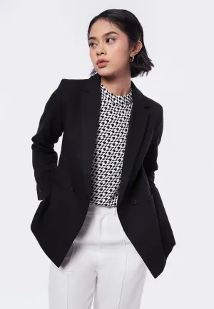 Double Breasted Long Blazer