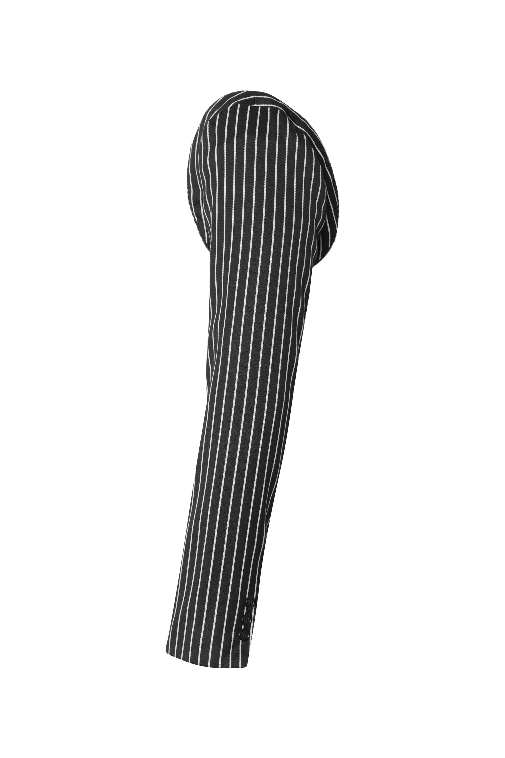 Double Breasted Pencil Striped Blazer