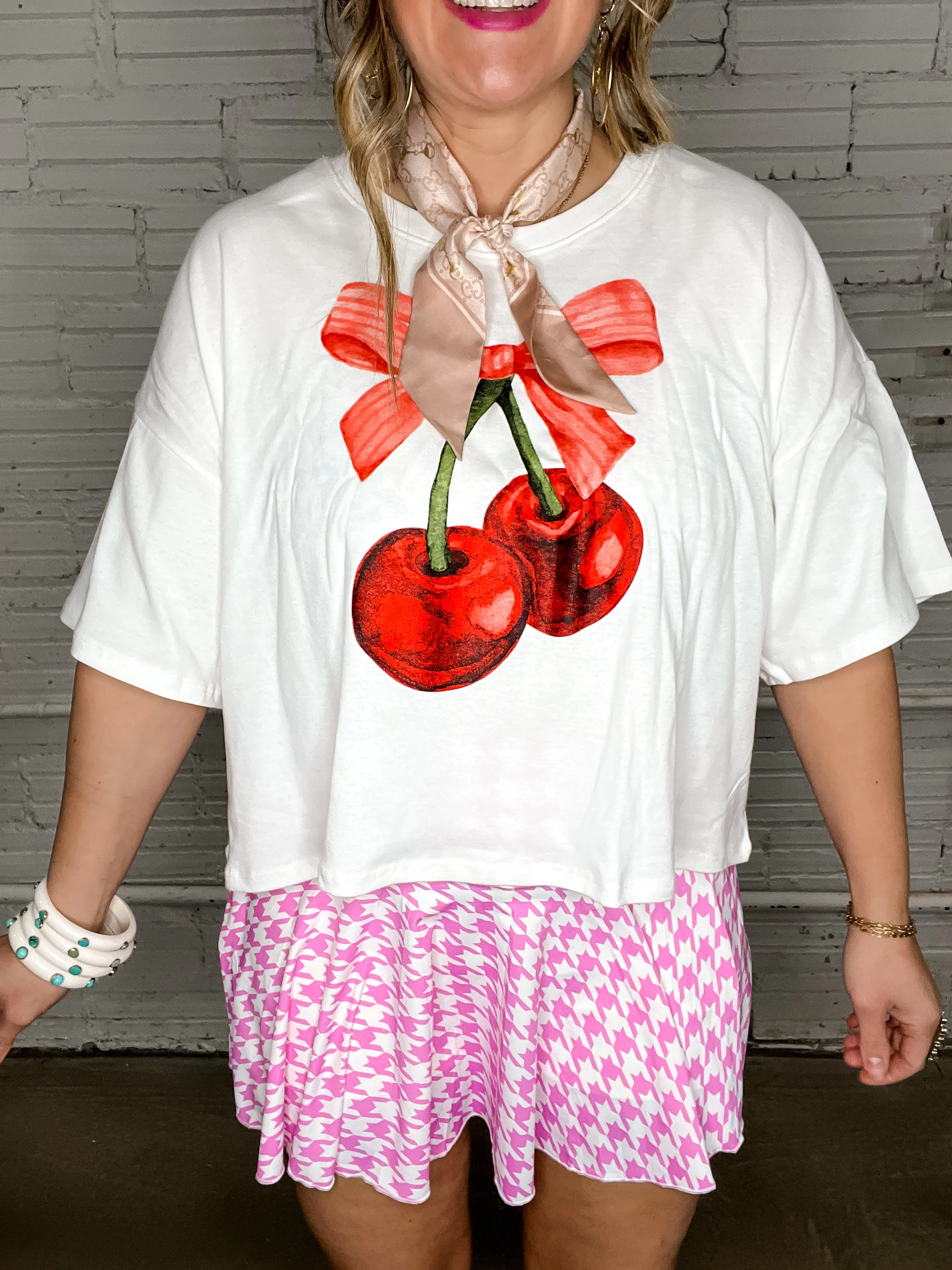 Double Cherry Graphic Tee