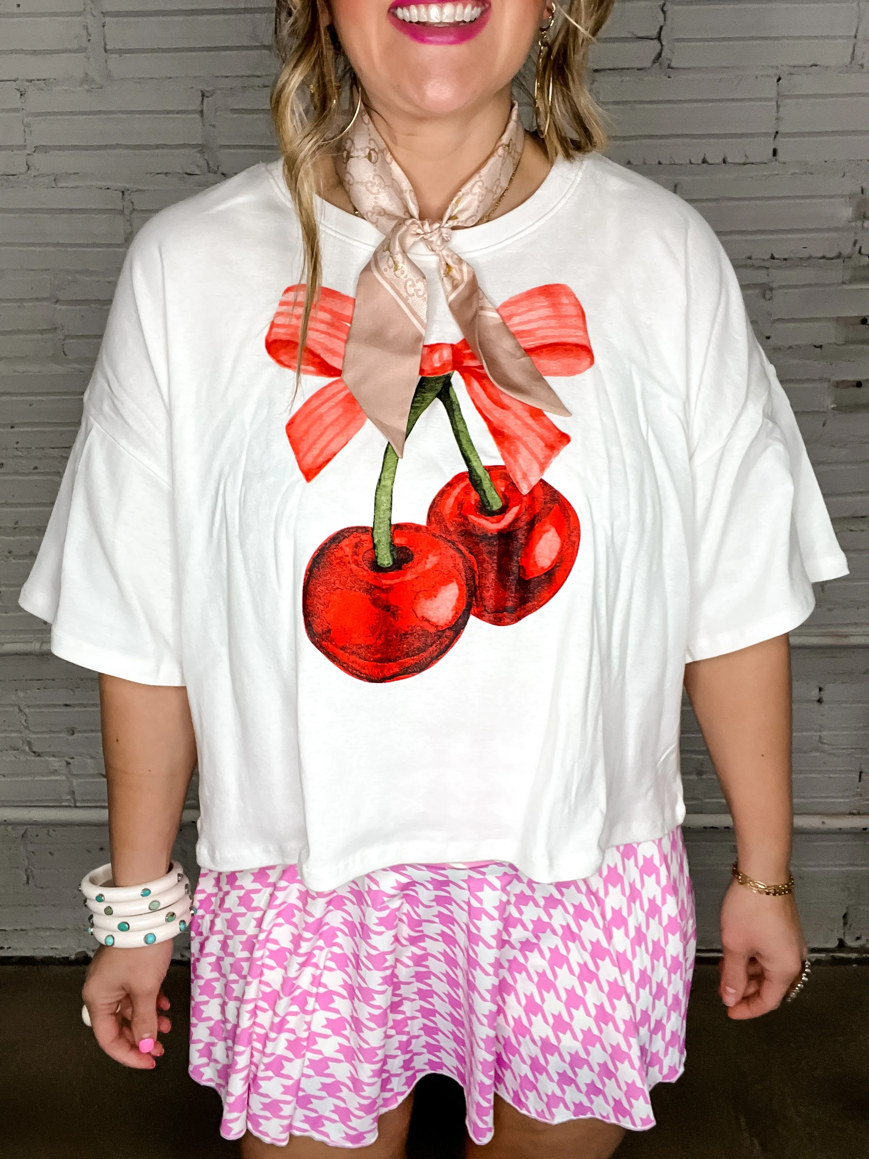 Double Cherry Graphic Tee