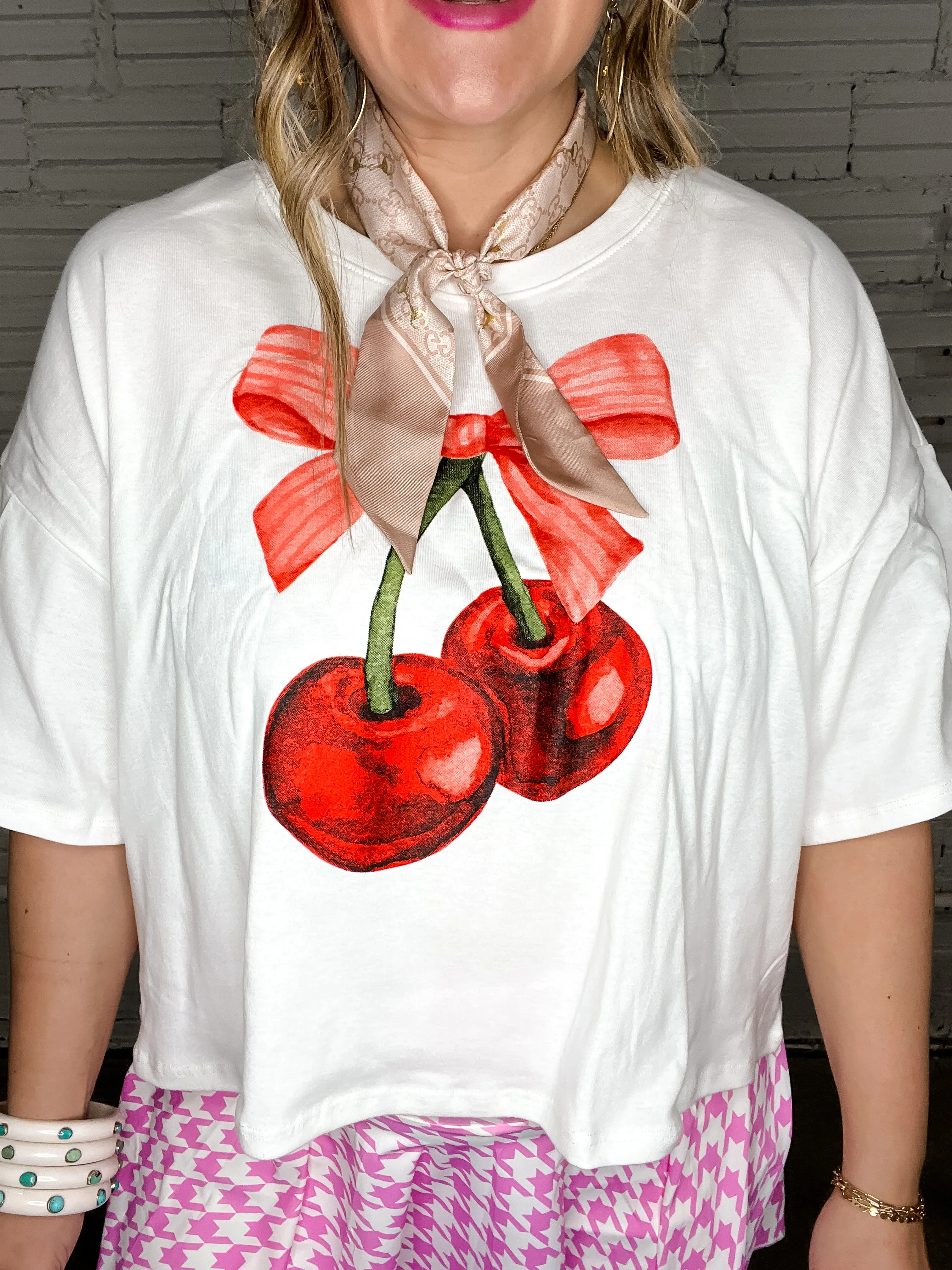 Double Cherry Graphic Tee