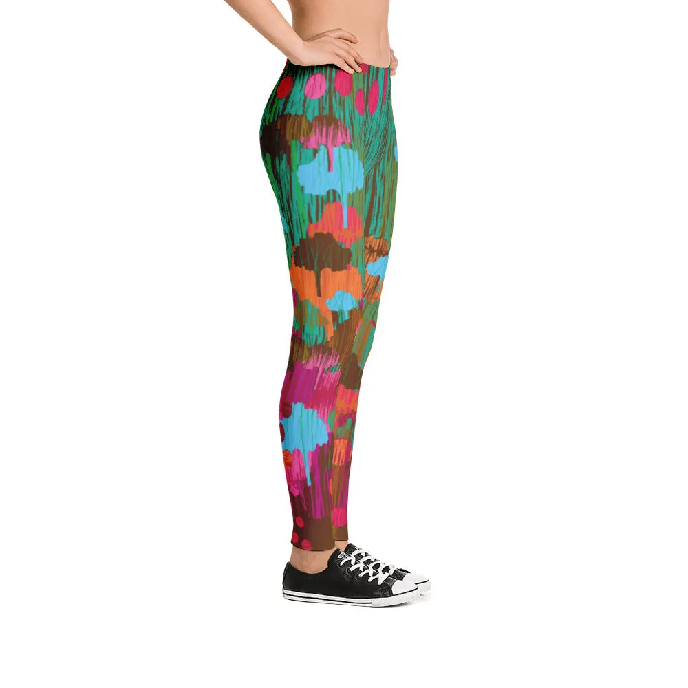 DREAM FOREST Mid-Rise Leggings