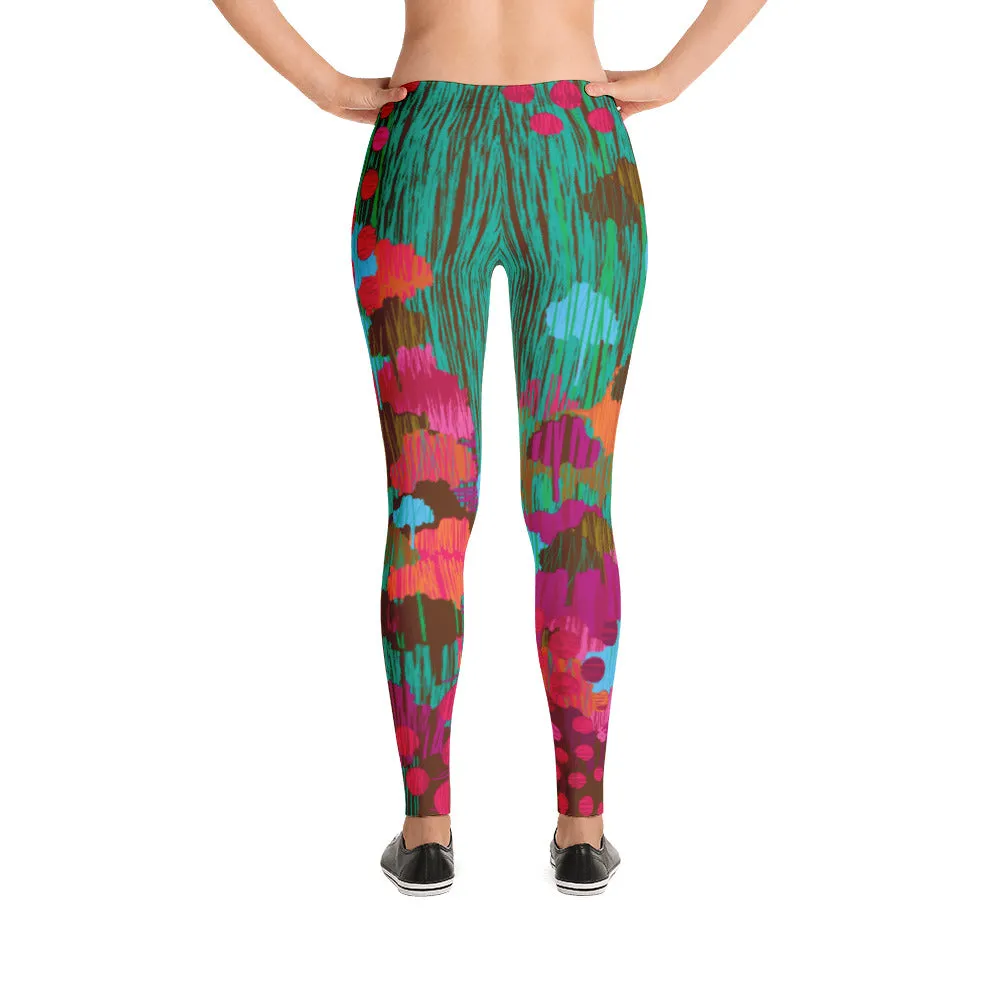 DREAM FOREST Mid-Rise Leggings