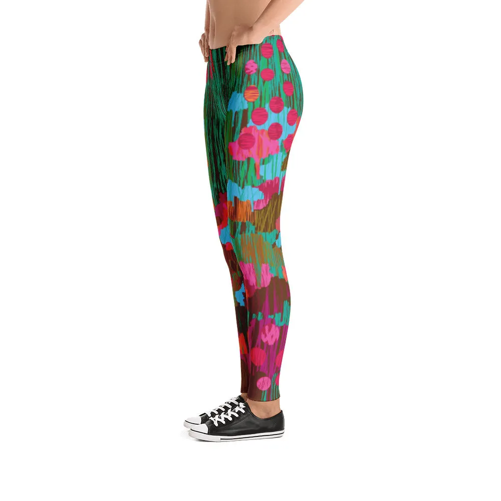 DREAM FOREST Mid-Rise Leggings
