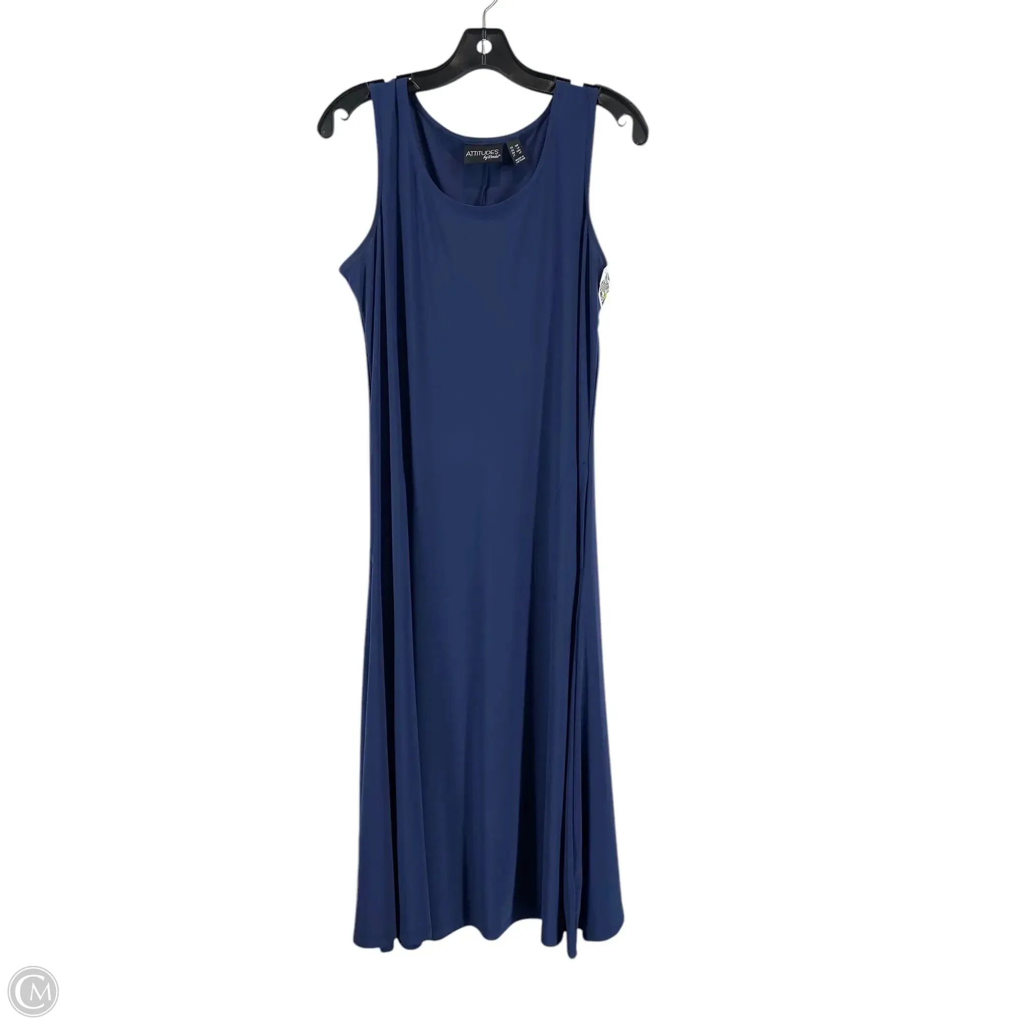 Dress Casual Maxi By Attitude In Navy, Size: M