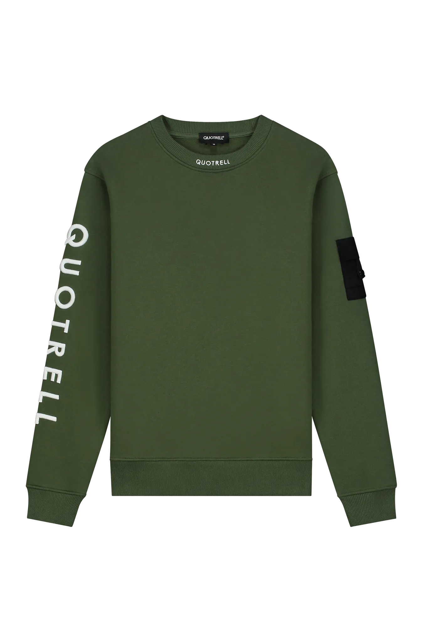 DUBLIN CREWNECK | ARMY GREEN/WHITE