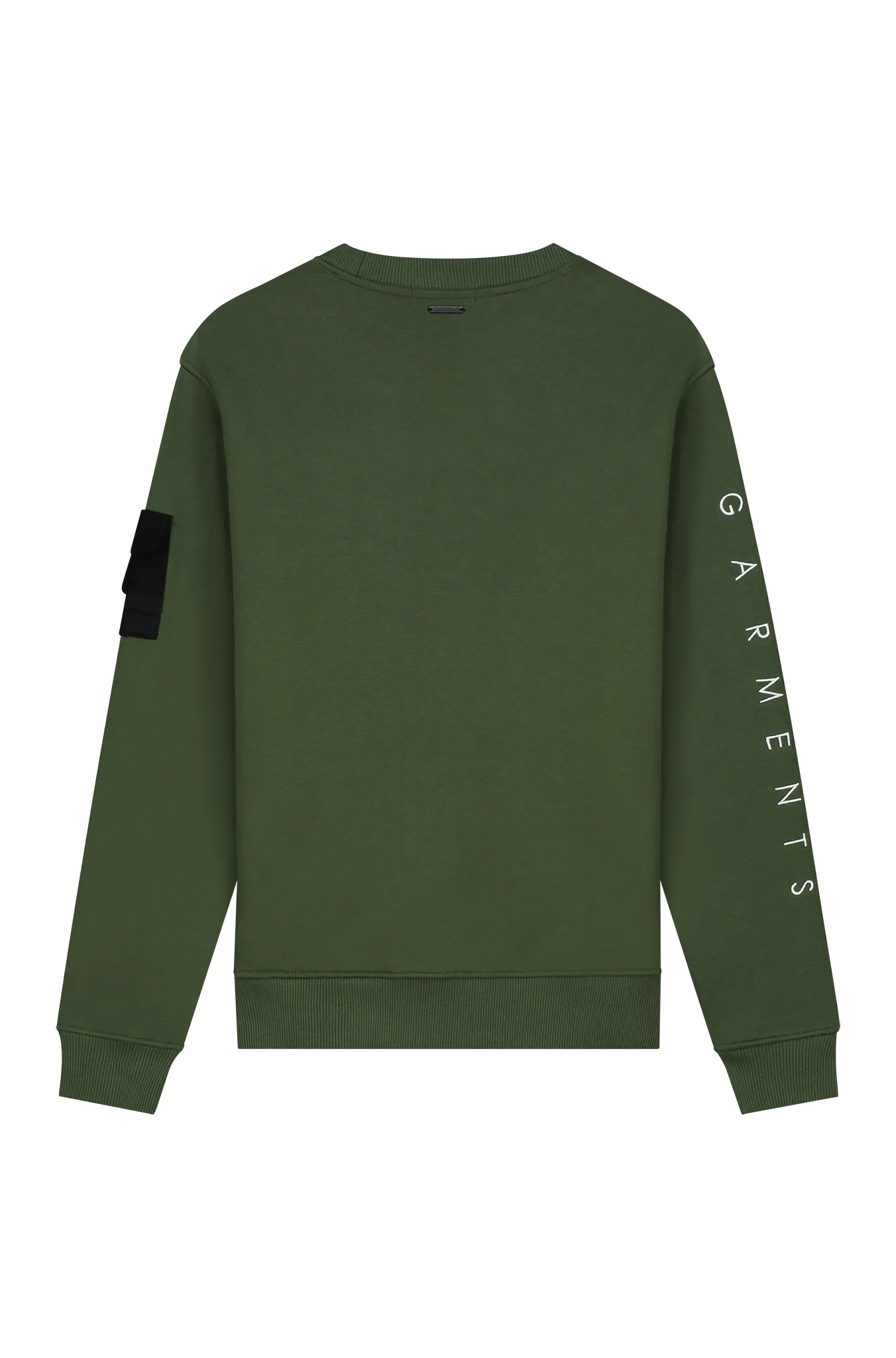 DUBLIN CREWNECK | ARMY GREEN/WHITE
