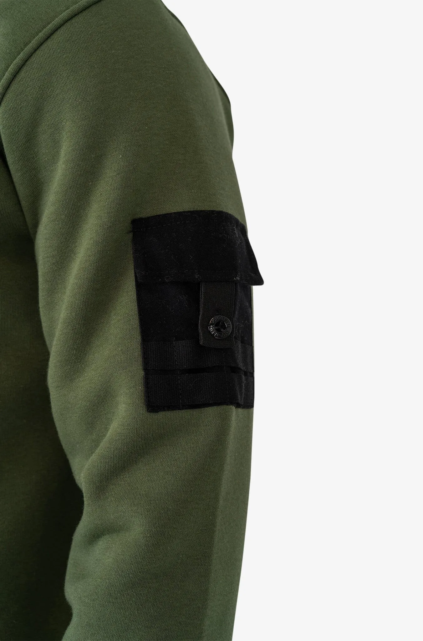 DUBLIN CREWNECK | ARMY GREEN/WHITE
