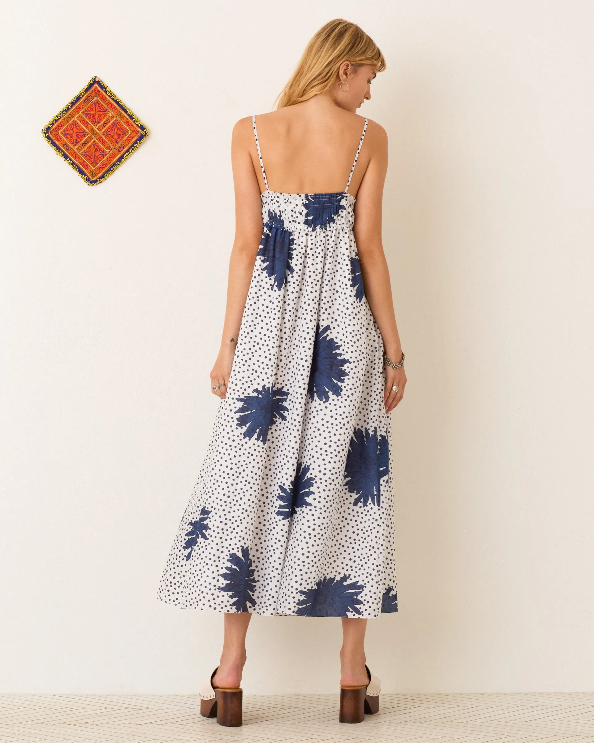 Eden Indigo Dahlia Dress