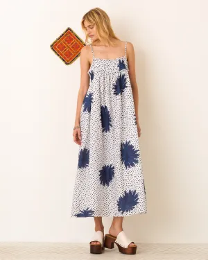 Eden Indigo Dahlia Dress