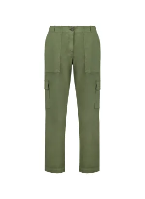 Edith Organic Cotton Cargos | Khaki