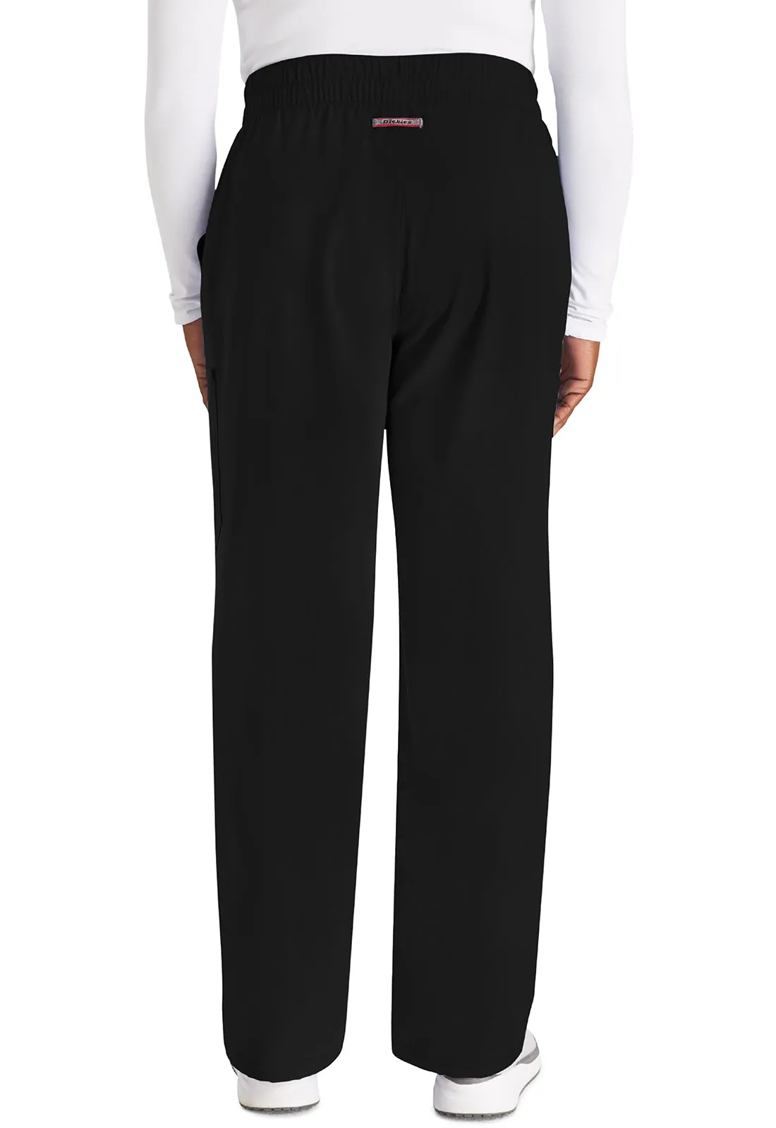 EDS NXT DK219 Mid Rise Zip Fly Wide Leg Cargo Pants Black