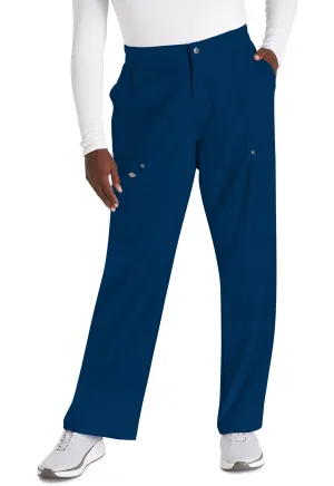 EDS NXT DK219 Mid Rise Zip Fly Wide Leg Cargo Pants Navy