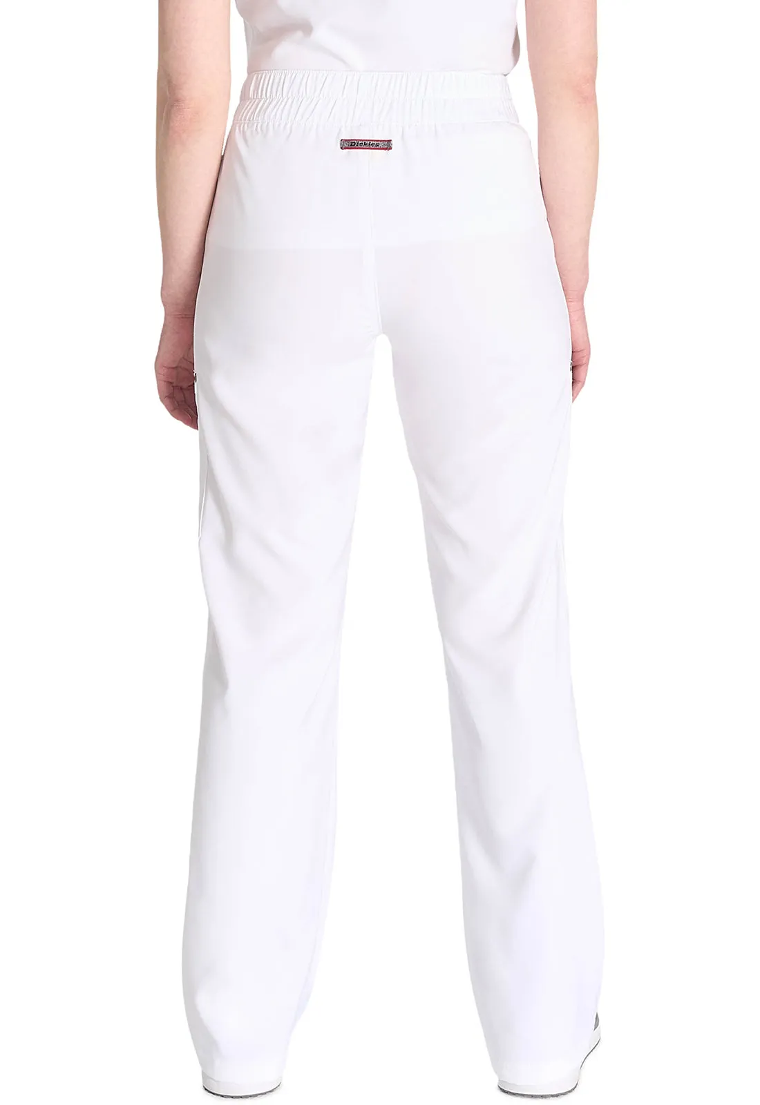 EDS NXT DK219 Mid Rise Zip Fly Wide Leg Cargo Pants White
