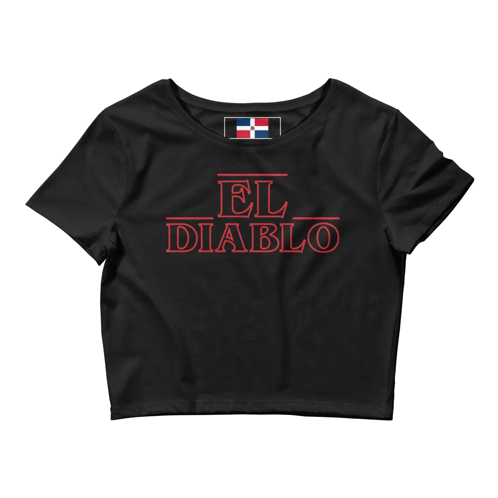 El Diablo Dominican Crop Top Tee