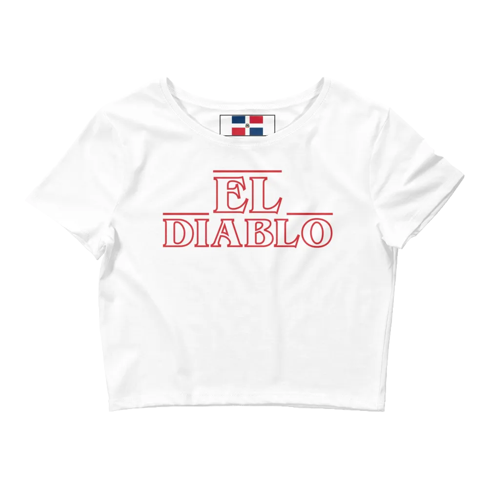 El Diablo Dominican Crop Top Tee