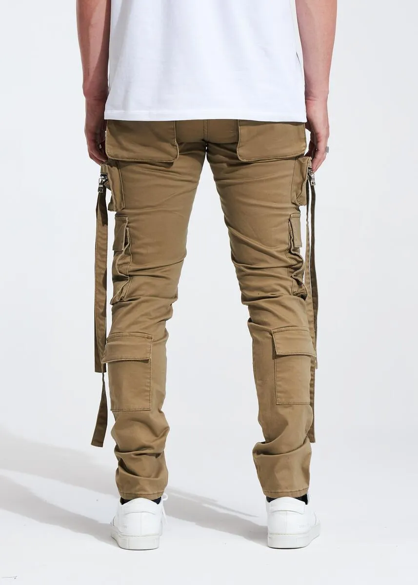 Embellish DIEGO Cargo DENIM (Khaki)