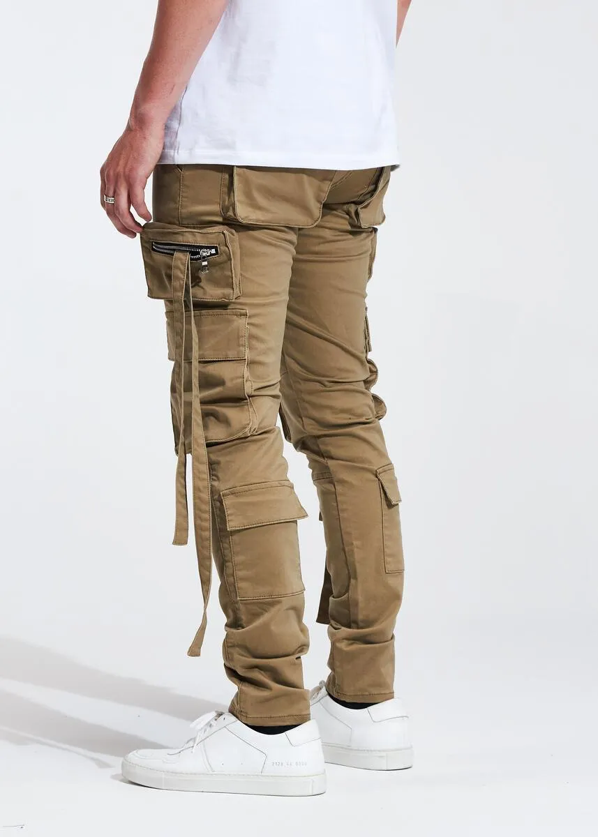Embellish DIEGO Cargo DENIM (Khaki)