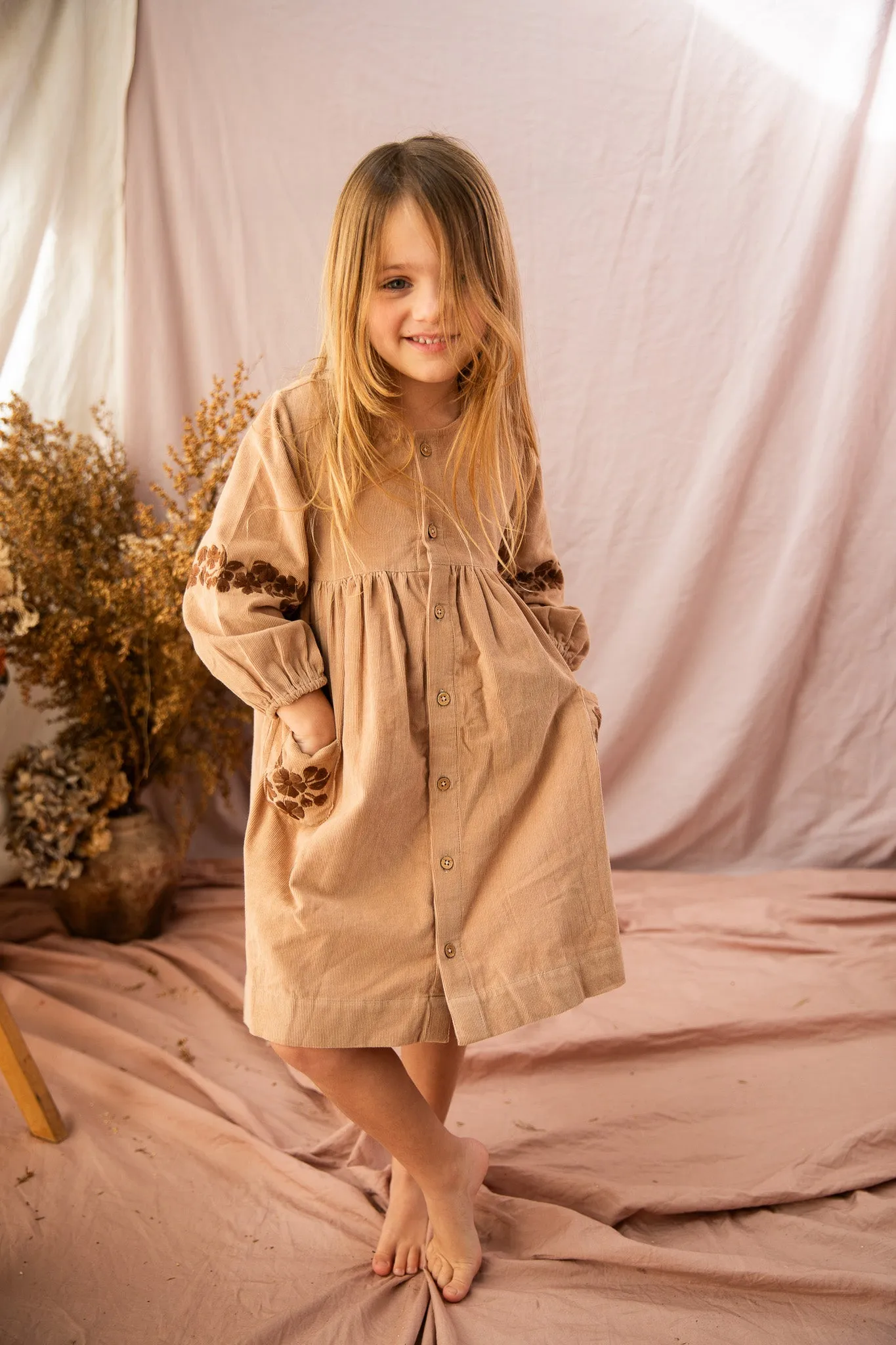 Emmy Dress-Caramel Slice