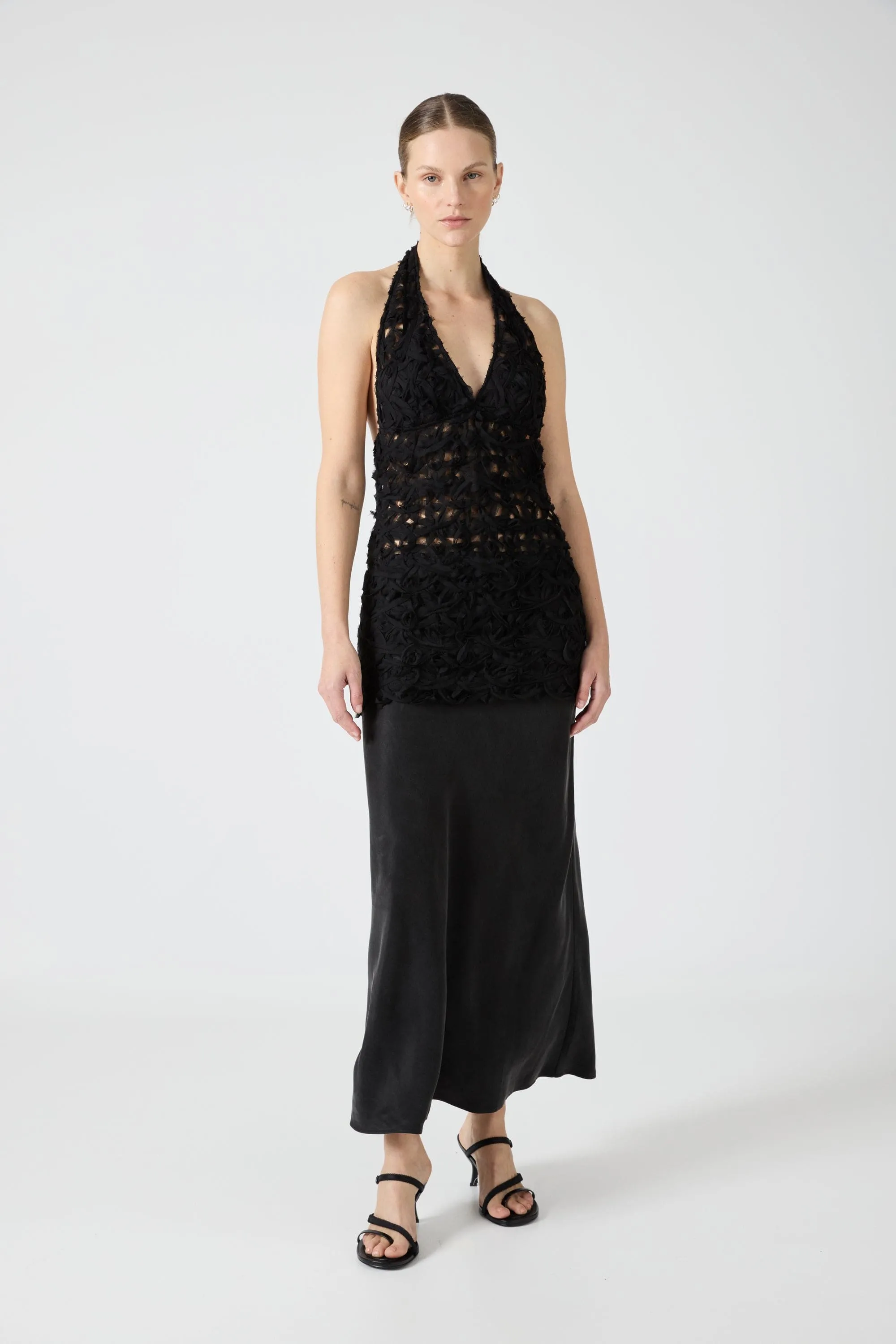 ETHEREAL MAXI DRESS | BLACK