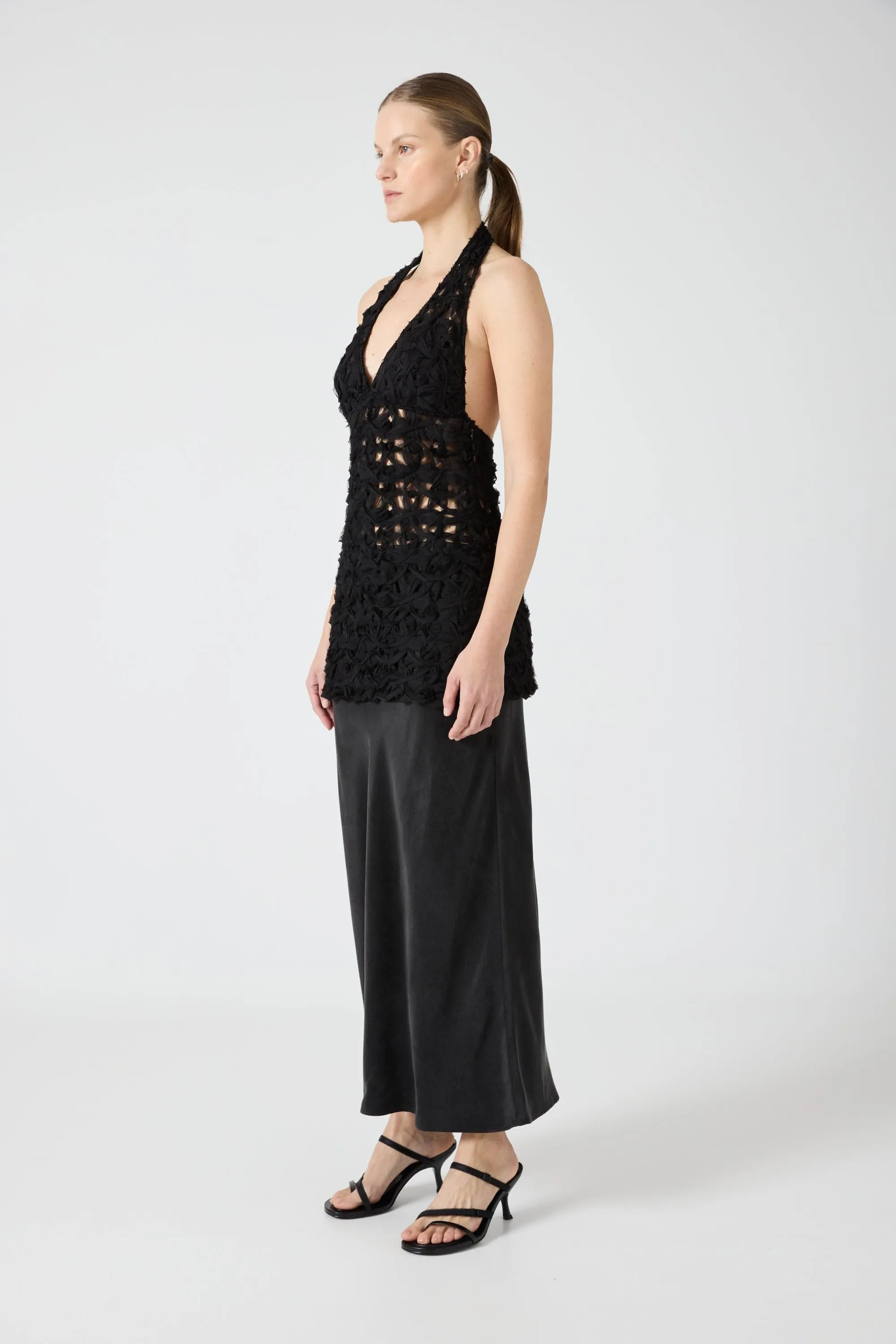 ETHEREAL MAXI DRESS | BLACK