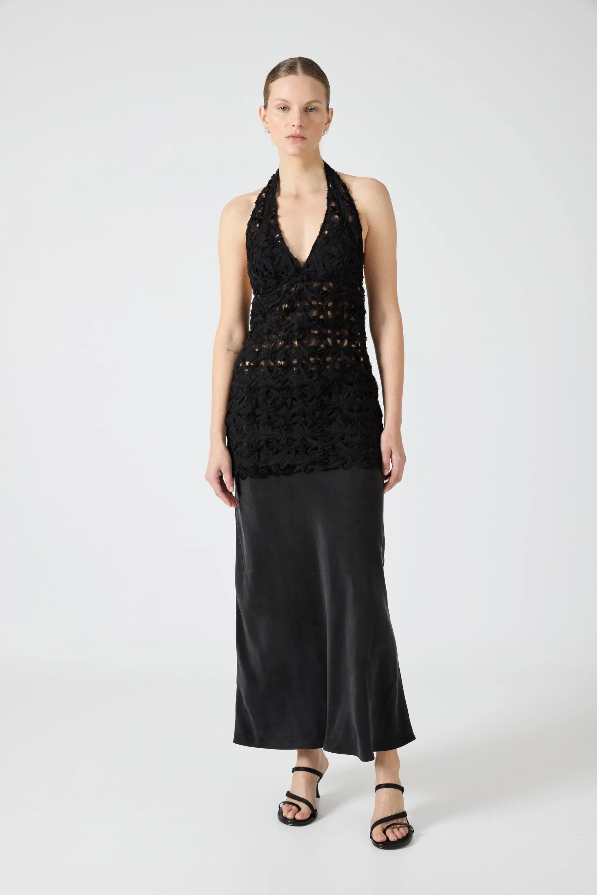 ETHEREAL MAXI DRESS | BLACK