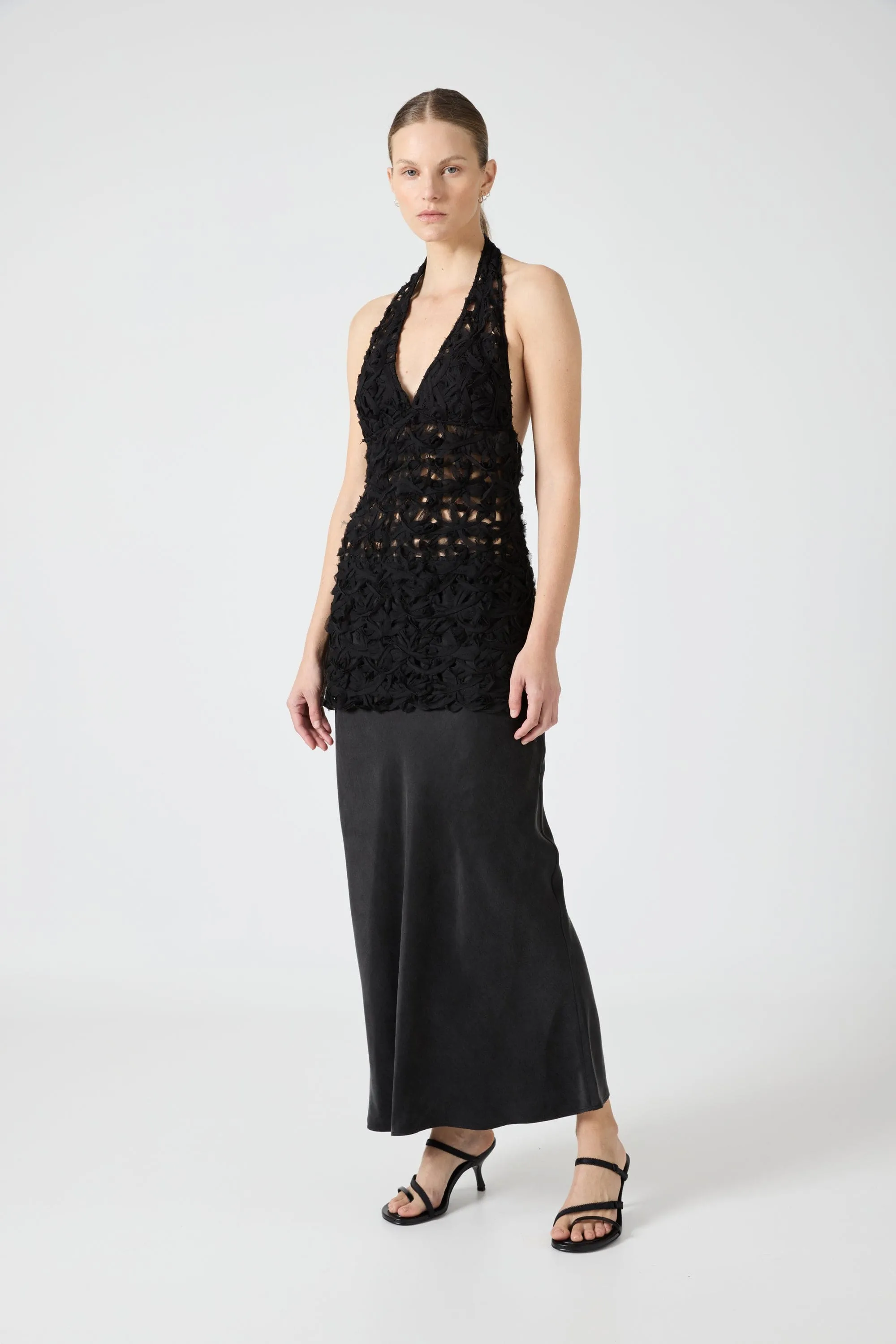 ETHEREAL MAXI DRESS | BLACK