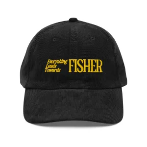 Everything Leans Towards Fisher - Vintage corduroy cap