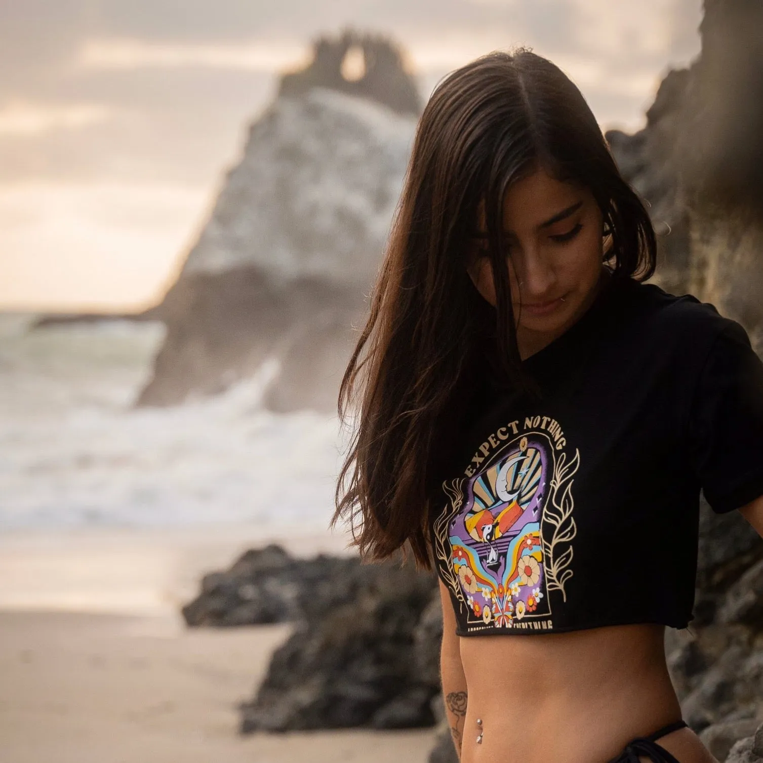 Expect Nothing Crop Top
