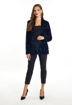 Faina Women's Blazer With Sequins