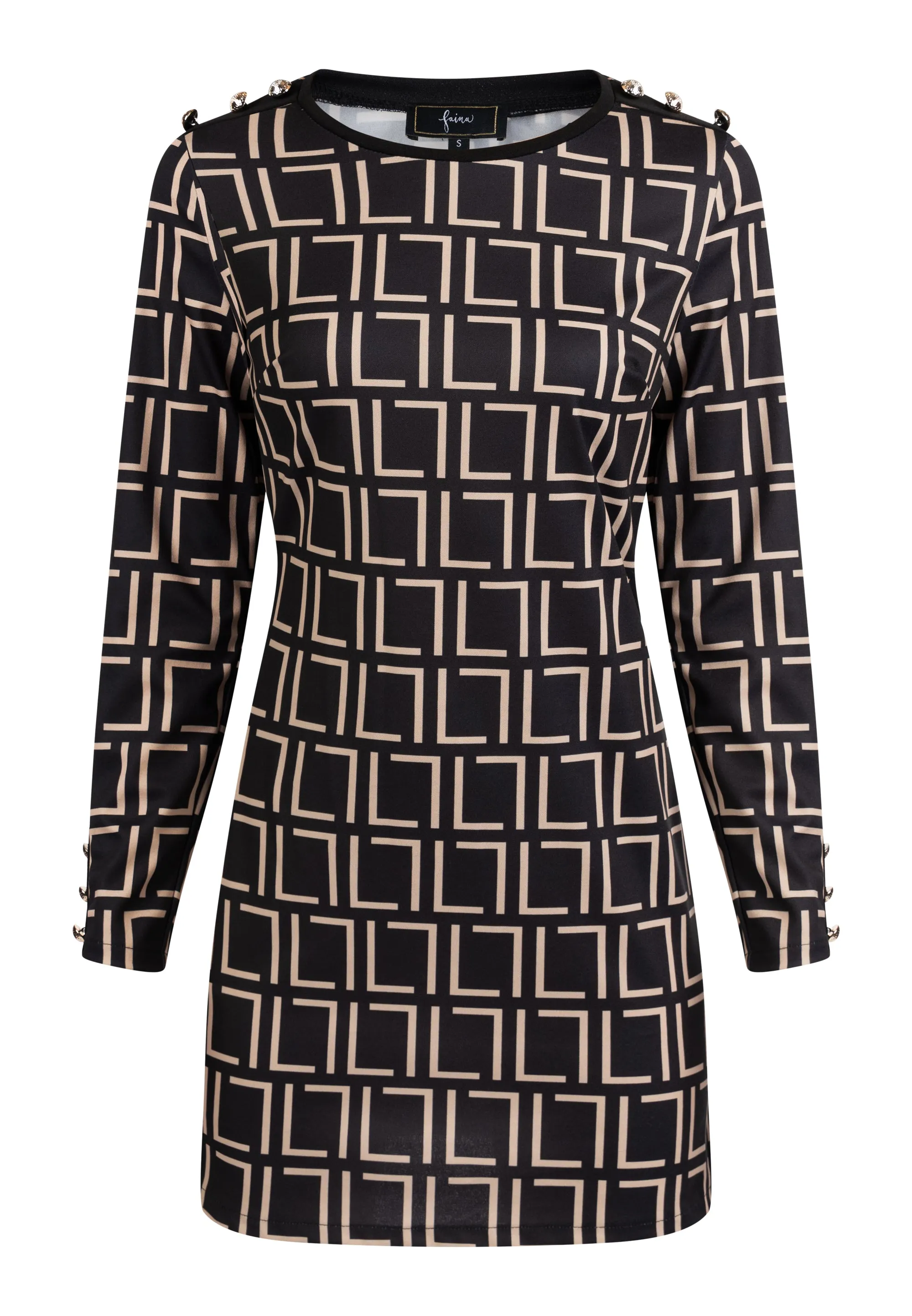 faina Women's Mini Dress With A Graphic Pattern