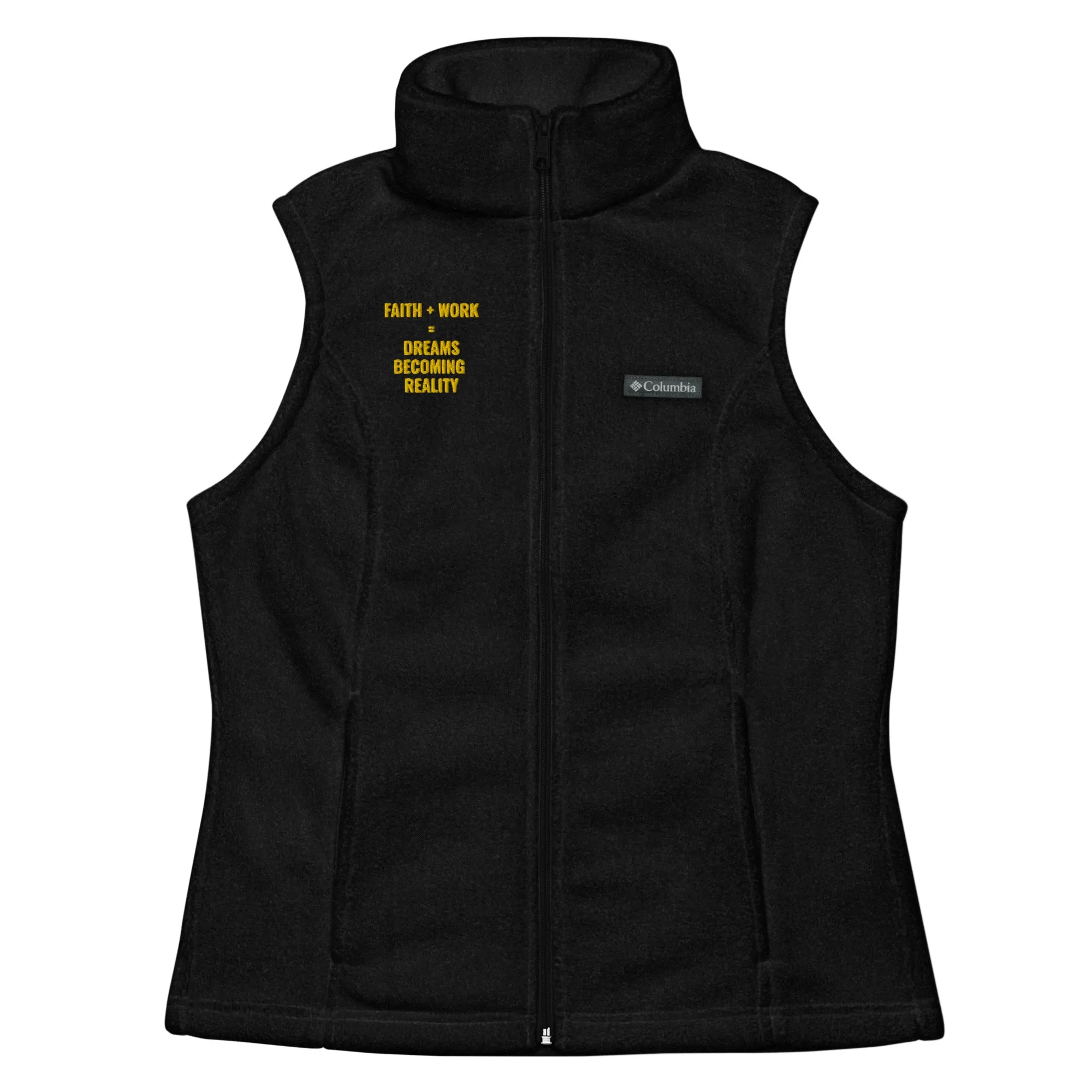 Faith Plus Work Women’s Columbia fleece vest