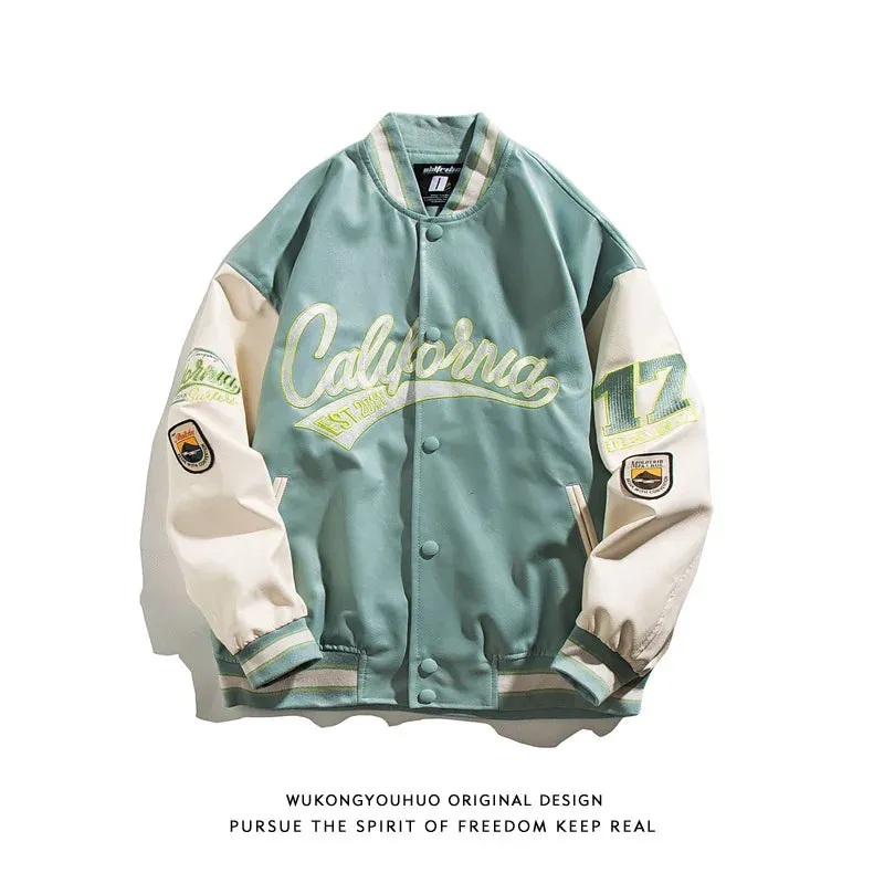 Fashion Jackets Men Coats Male Plus Size Outwear Jackets High Quality Suede Jackets Wearing Baseball Collar Clothing Men