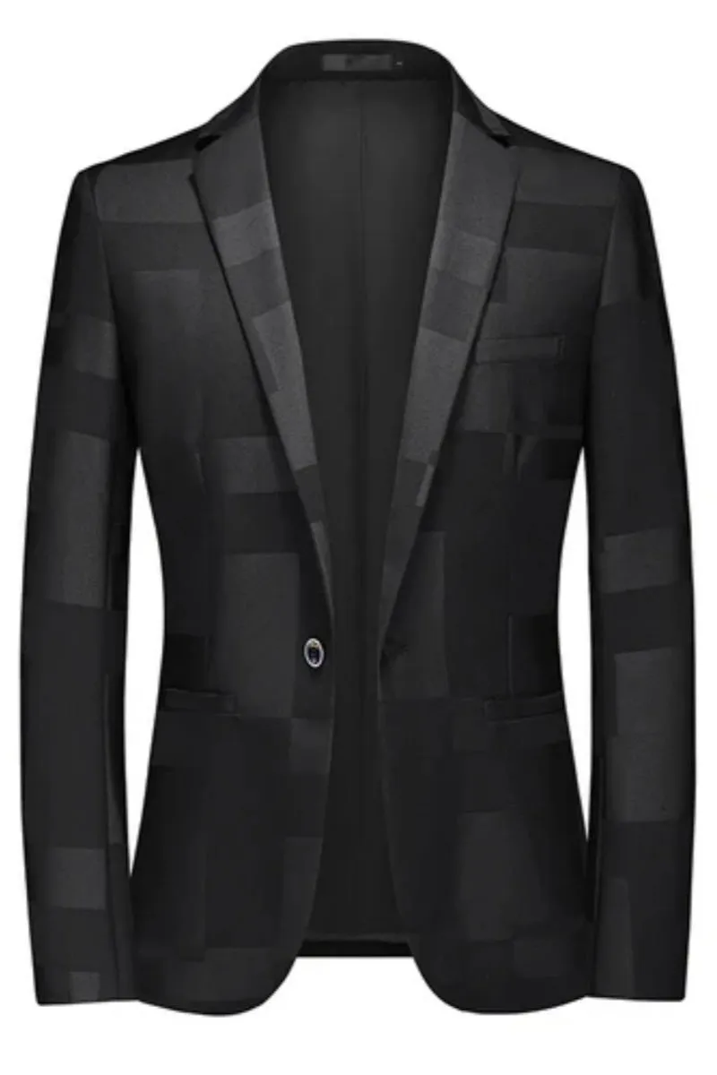 Fashion Men’s Bespoke Printing Slim Fit Blazers